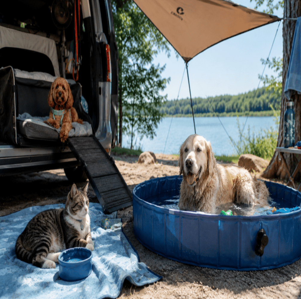 ☀️ Op Reis Met Je Trouwe Vakantiemaatje! 🚐🐶 - Diergigant