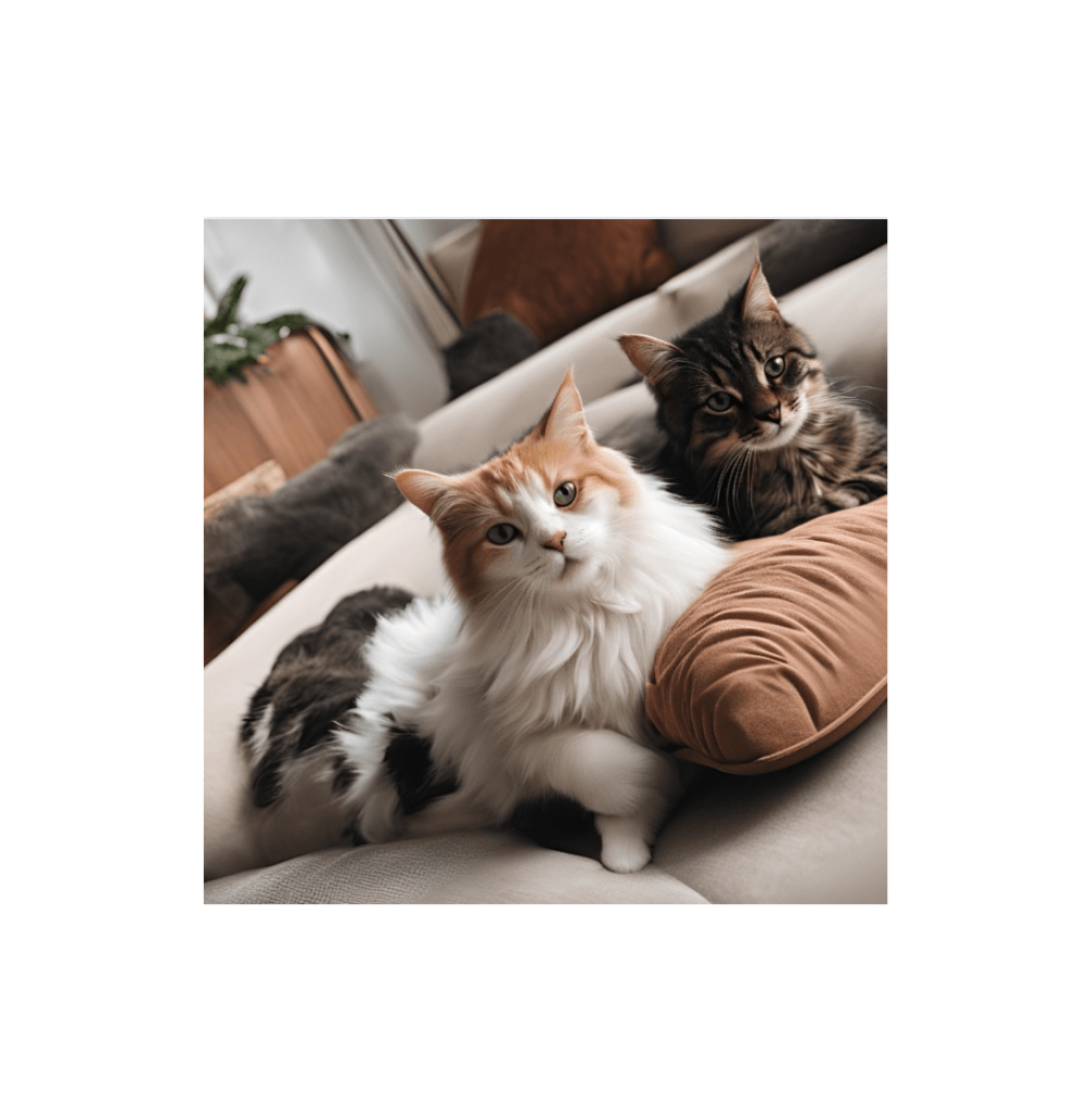 Manden en kussens voor katten - Diergigant