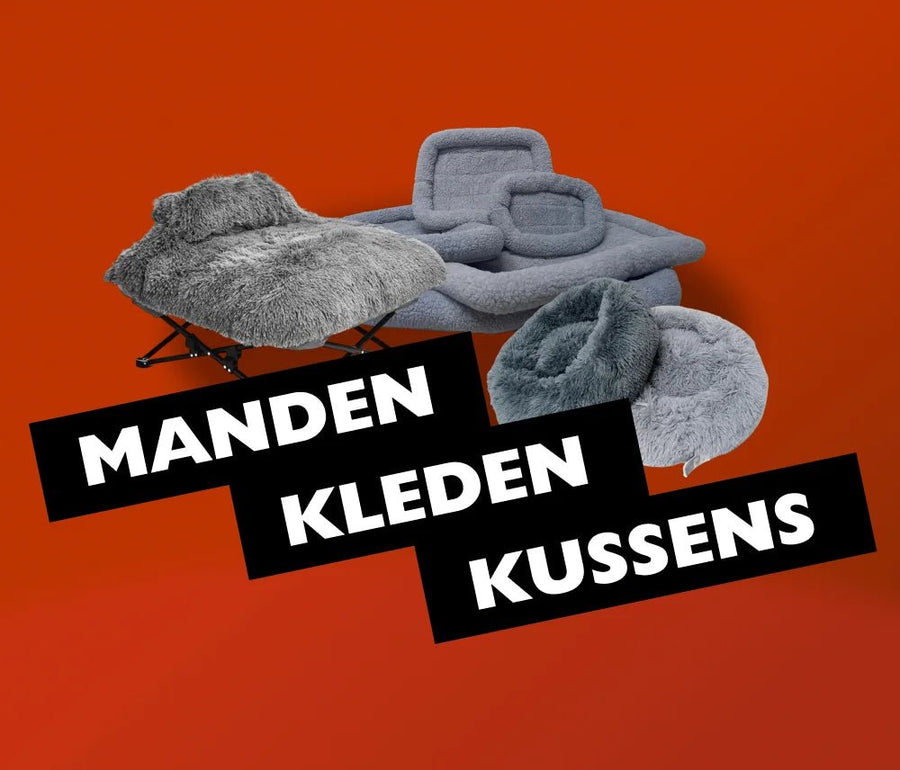 Manden, kleden, kussens