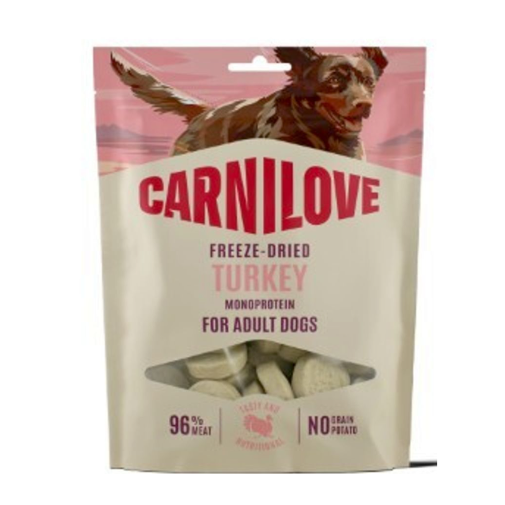 Carnilove - Freeze-Dried Snack - Kalkoen - 60gr