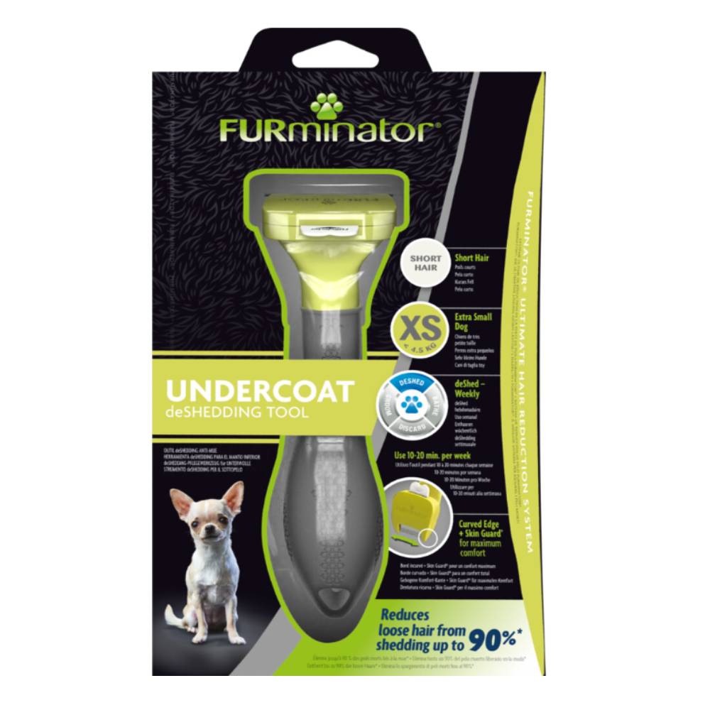 FURminator - deShedding Tool - Ondervacht - Kort haar - Honden - XS