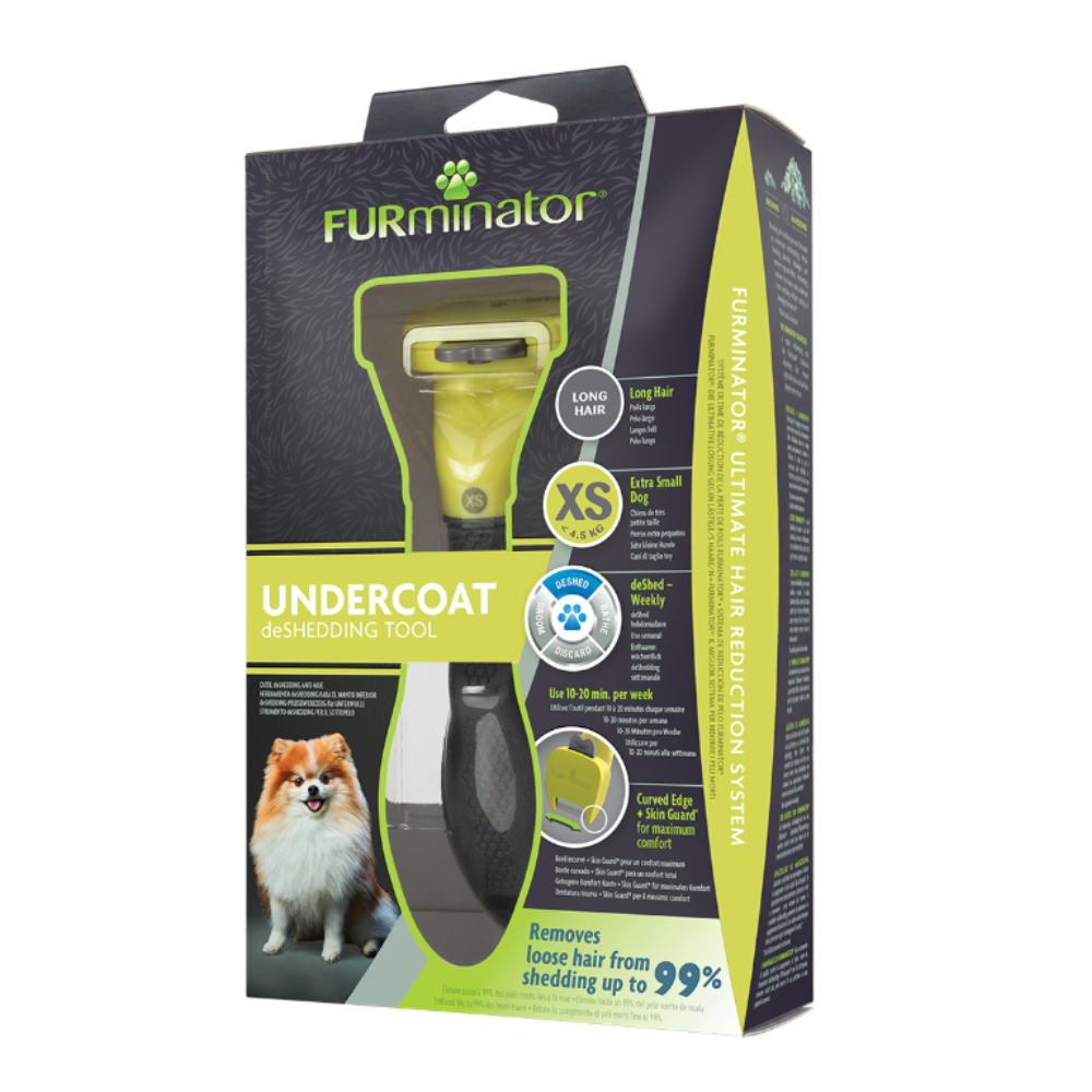 FURminator - deShedding Tool - Ondervacht - Lang haar - Honden - XS