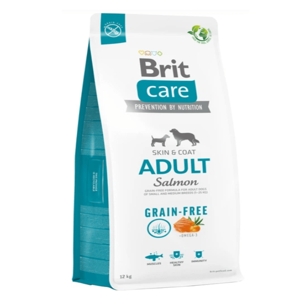 Brit Care - Graanvrij - Adult - Kleine & Middelgrote Honden - Zalm - 12kg - Diergigant