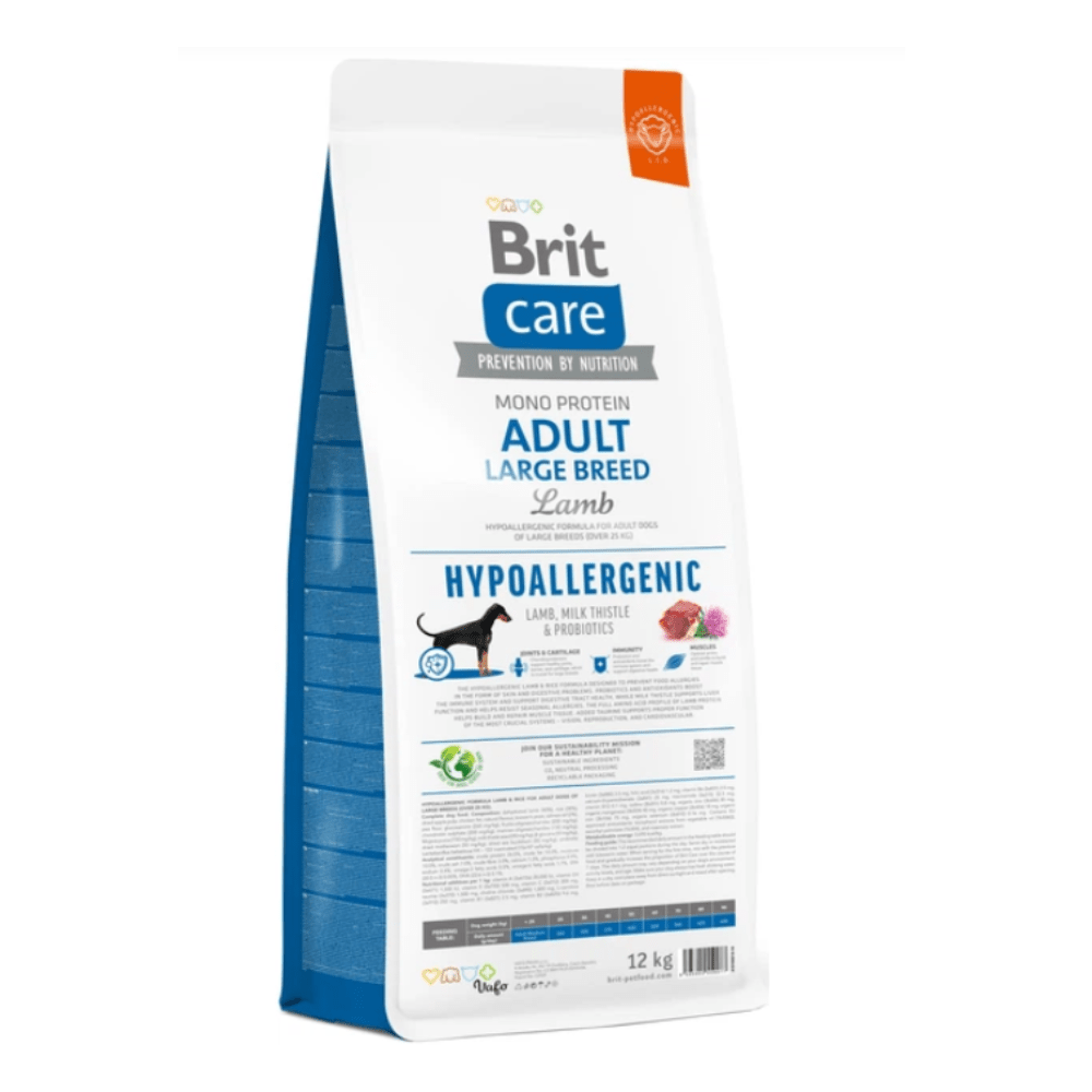 Brit Care - Hypoallergenic - Adult - Large Breed - Lam - 12 kg - Diergigant