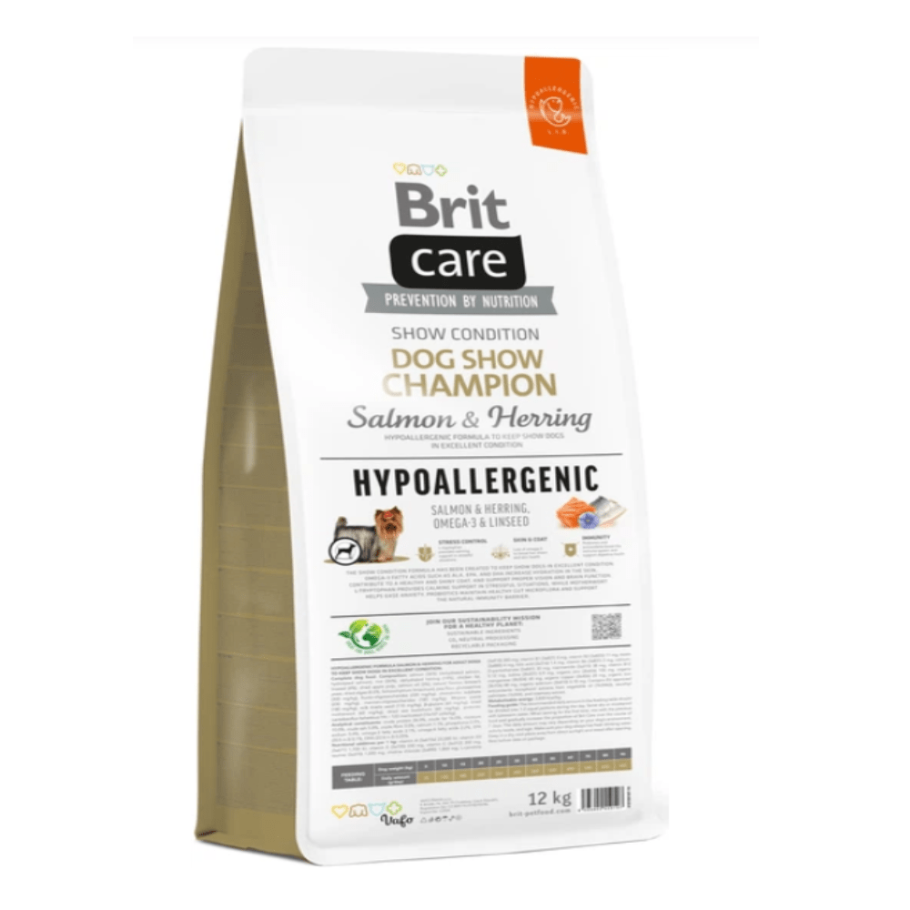 Brit Care - Hypoallergenic - Dog Show Champion - Zalm & Haring - 12 kg - Diergigant