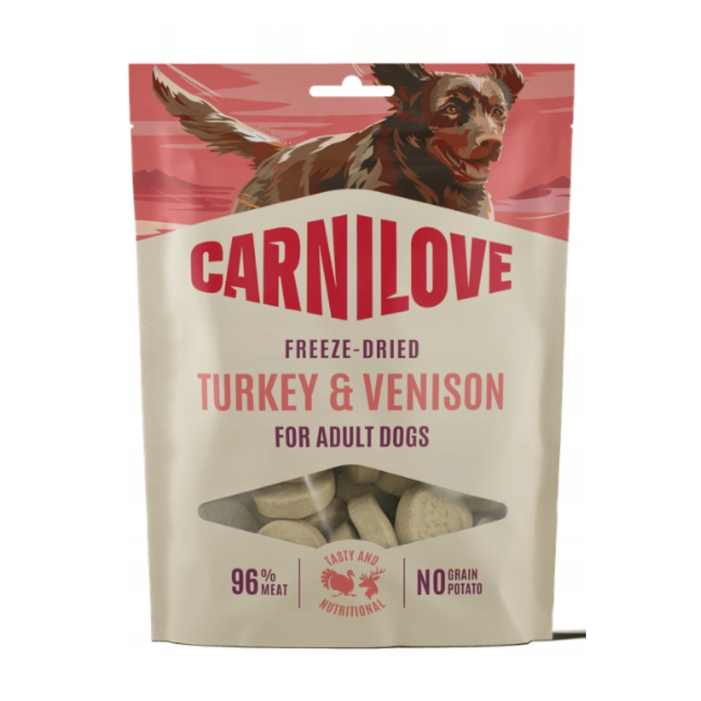 Carnilove - Friandise lyophilisée - Dinde & Cerf - 60gr