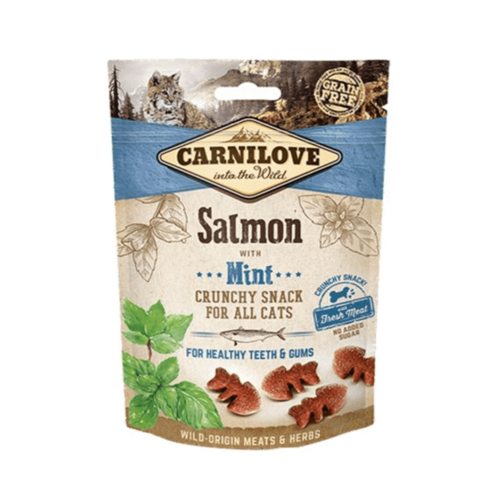 Carnilove - Kattensnack - Crunchy - Zalm & Munt - Graanvrij - 50gr