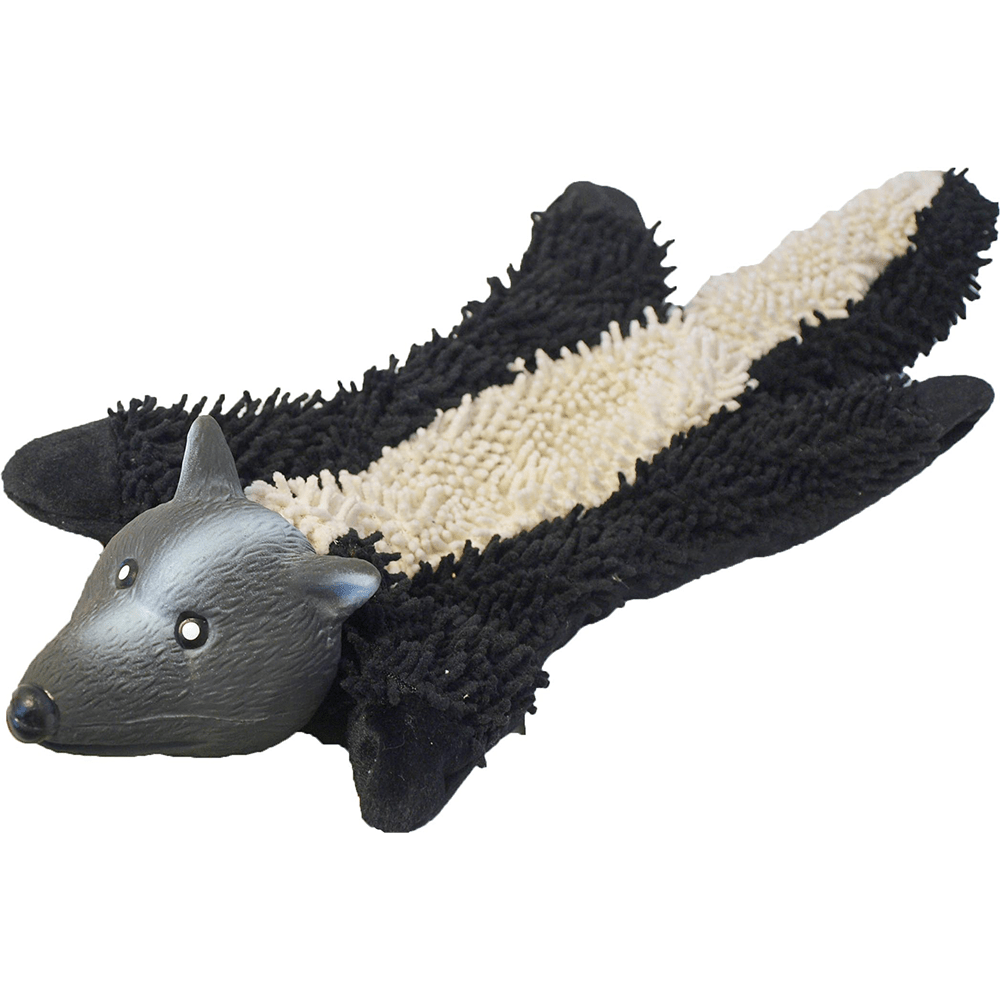 Chenille - Skunk With Latex Black - 50cm.