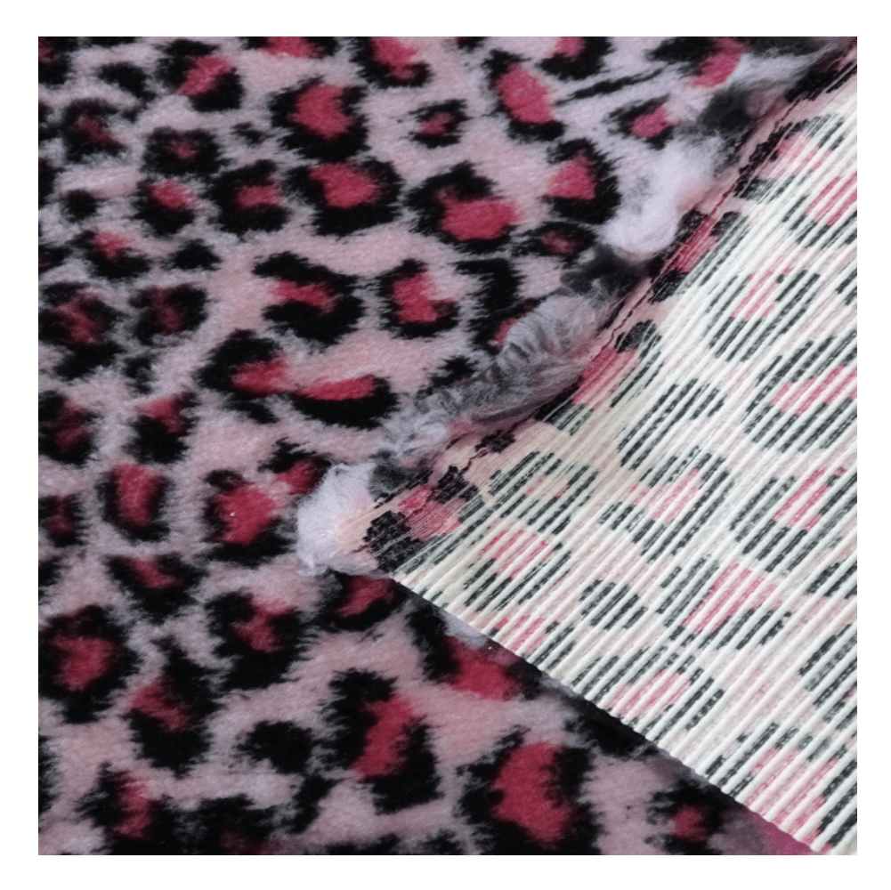 Chikko Quality - Antislip Vetbed - Luipaard Roze/zwart - 150x100cm - Diergigant