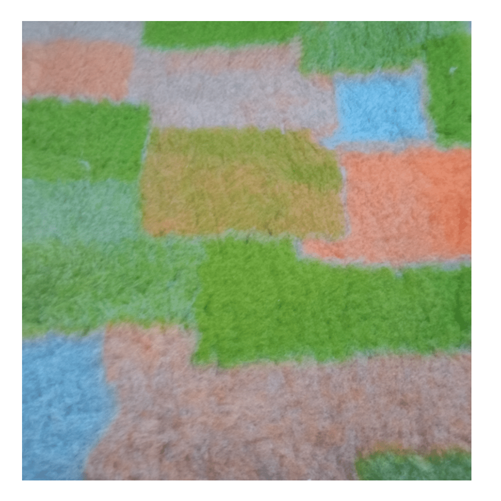Chikko Quality - Antislip Vetbed - Patchwork Multicolors - 150x100cm