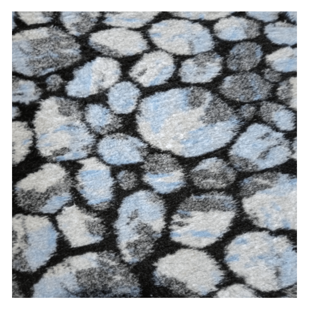 Chikko Kvalitet - Antislip Vetbed - Sten blå/grå/sort - 150x100cm