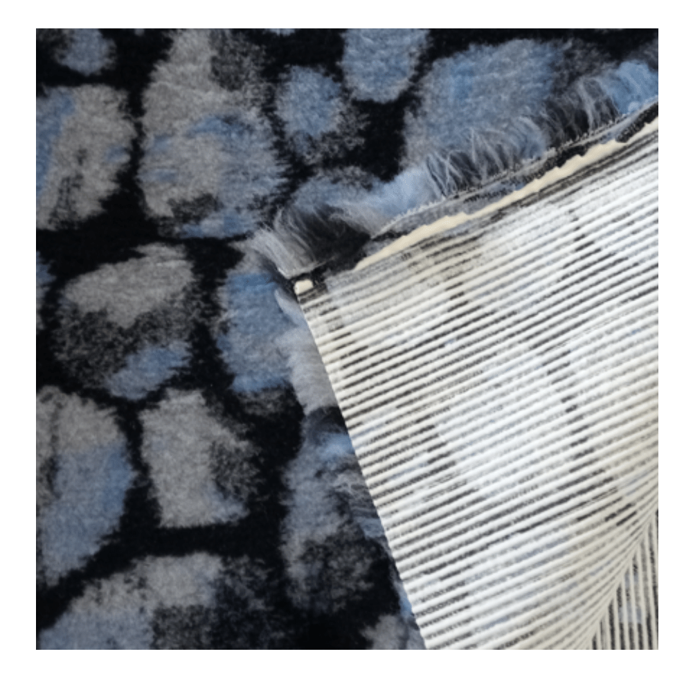 Chikko Kvalitet - Antislip Vetbed - Sten blå/grå/sort - 150x100cm