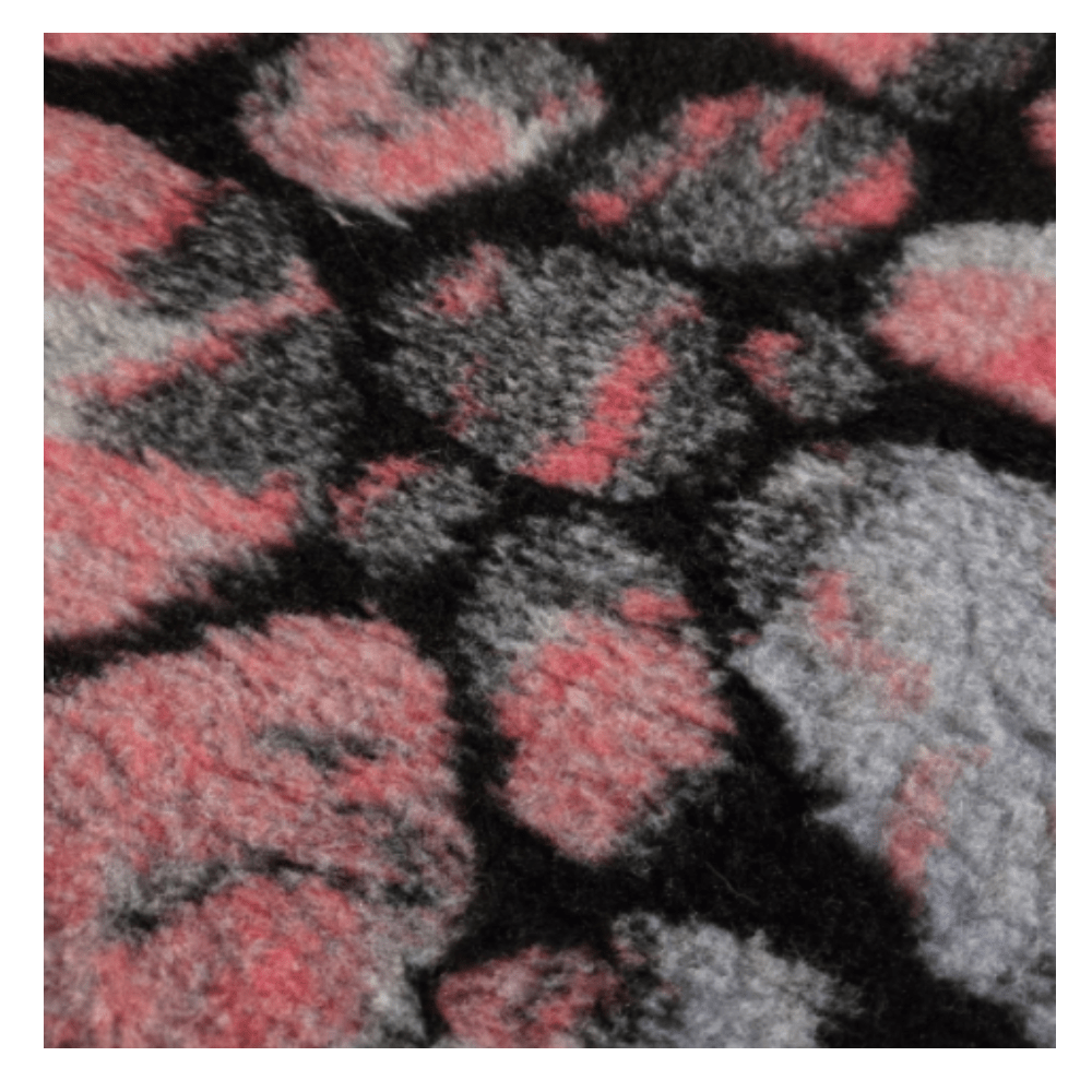 Chikko Quality - Antislip Vetbed - Stone rosa/grau - 150x100cm