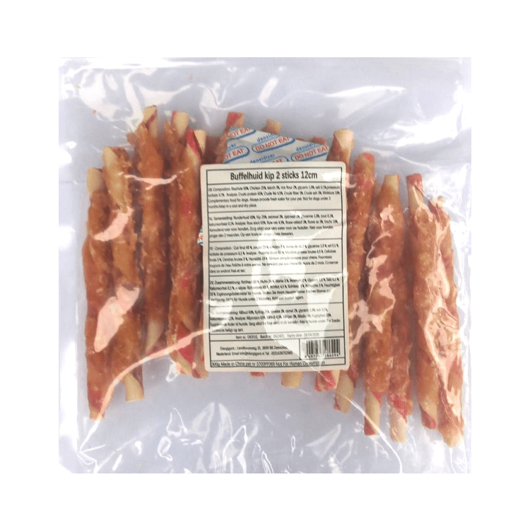 Chikko Quality - Buffalo Skin Chicken Sticks - 12 cm