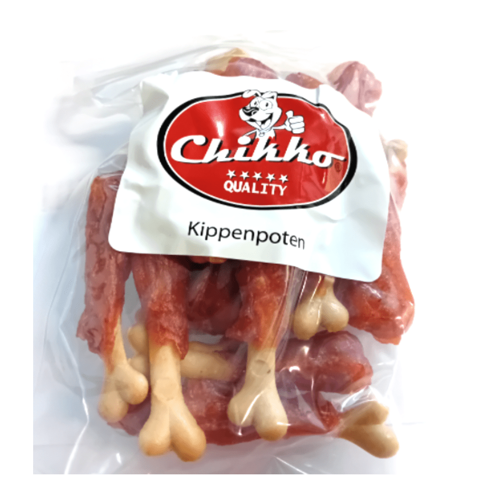 Chikko Quality - Kippenpootjes - 100% Natuurlijk - 300 gram