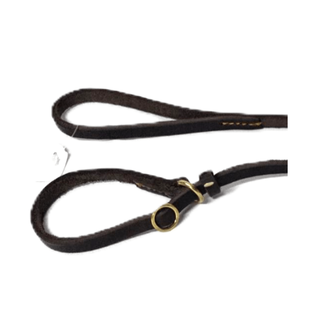 Chikko Quality - Lederen Showlijn - Donkerbruin - 6mm x 120cm