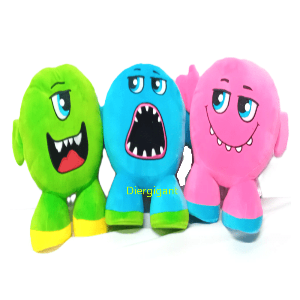 Chikko Quality - Pluche - Honden Speeltje - Blauw/groen - 29 cm