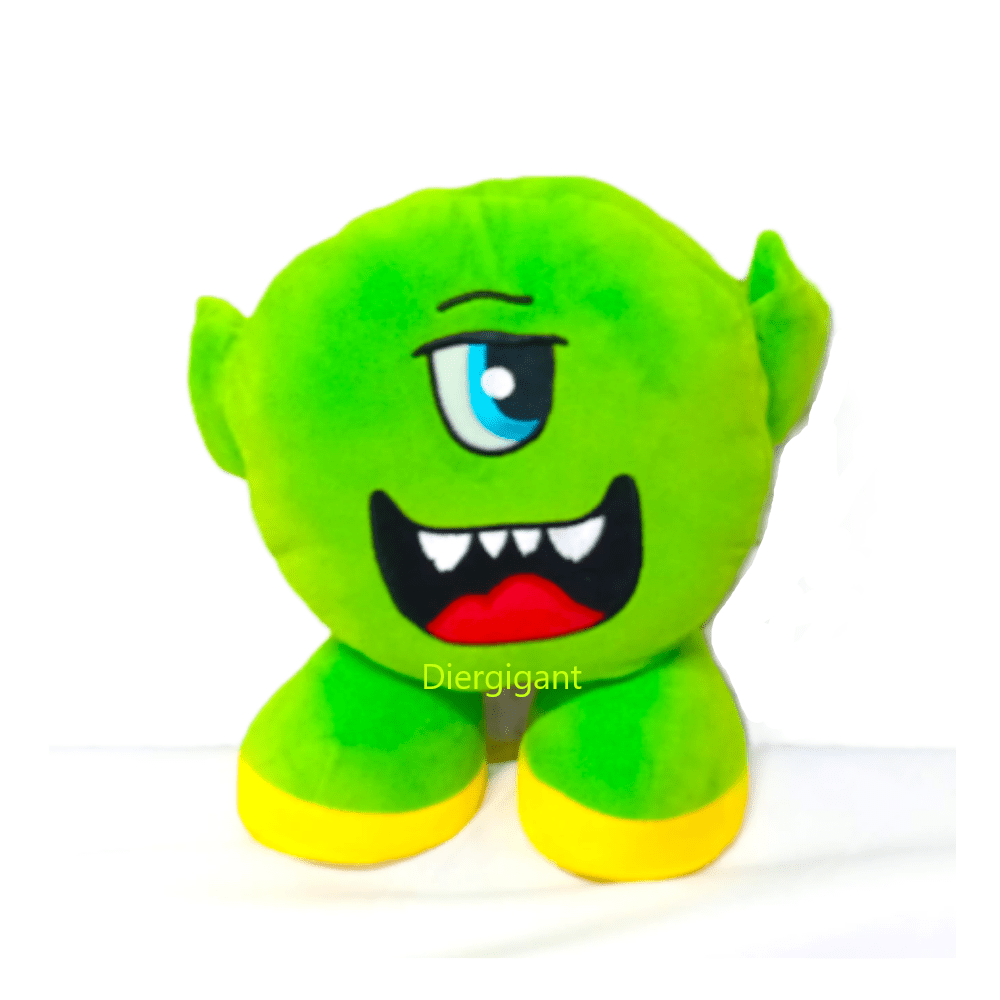 Chikko Quality - Pluche - Honden Speeltje - Groen/geel - 29 cm