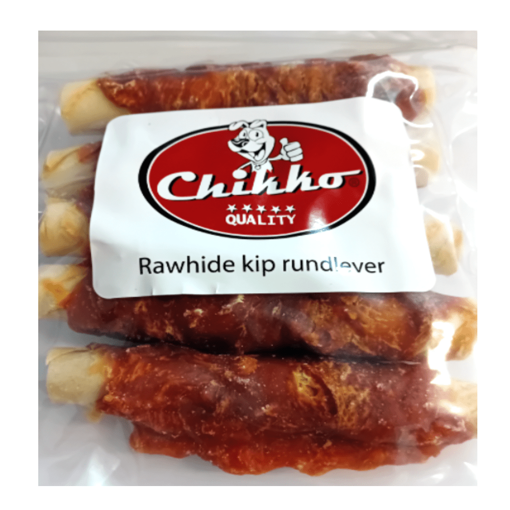Chikko Quality - Rawhide sticks - chicken & beef liver - 300 grams