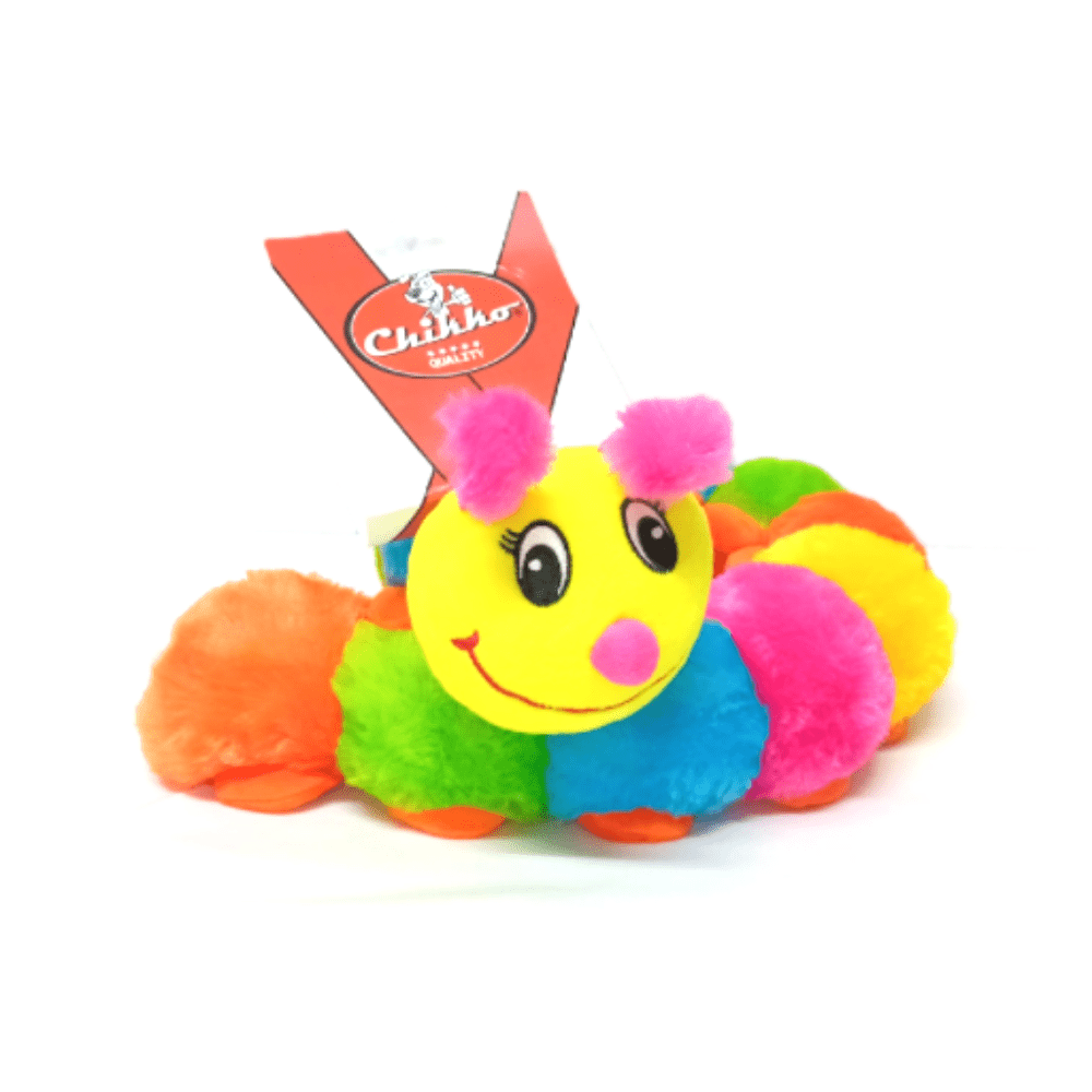 Chikko Quality - Regenboog Rups - Mega Knuffelplezier - 1,10m