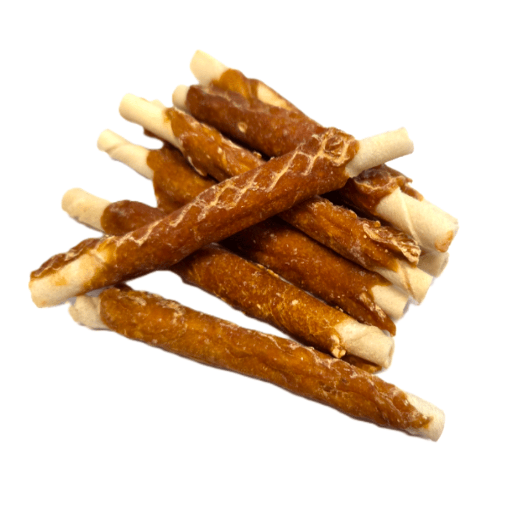 Chikko Quality - Runderhuid Kipsticks - Kipfilet - 12cm - 1kg