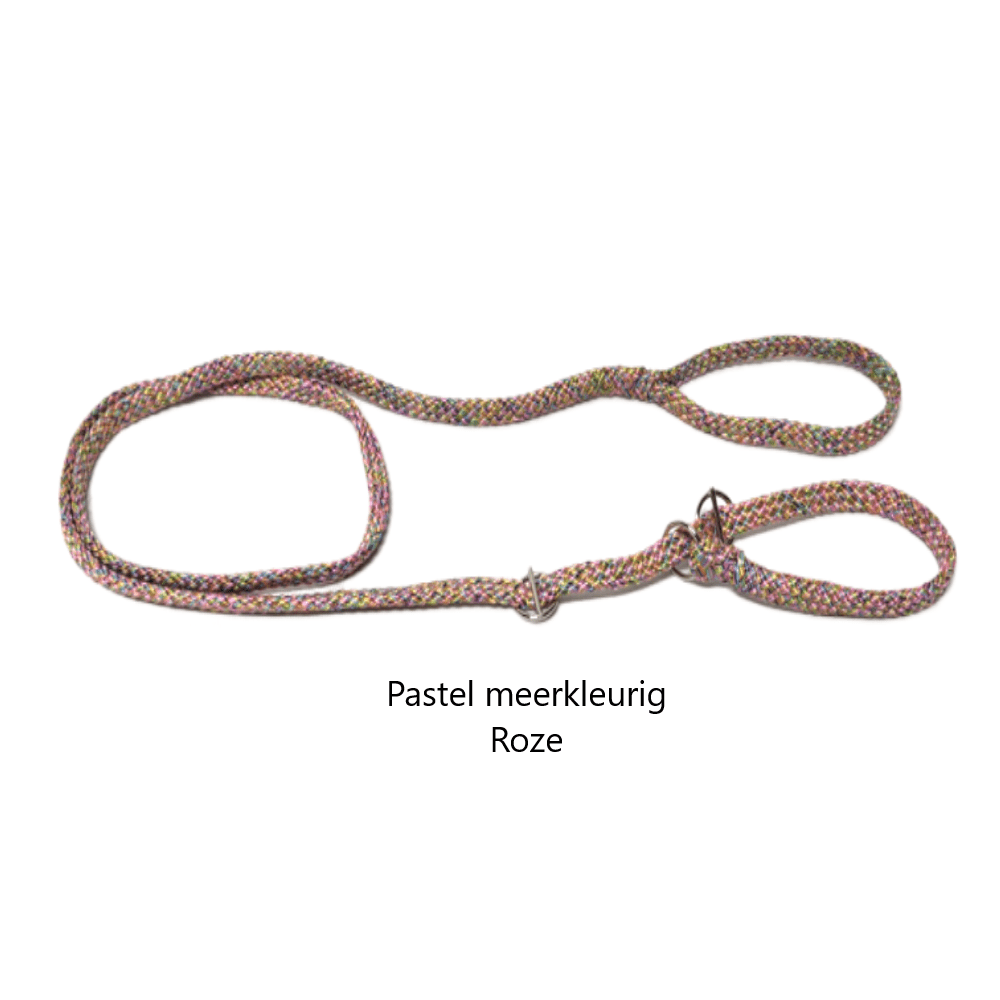 Chikko Quality - Linka wędkarska z podwójnym zatrzaskiem - Pastelowa wielokolorowa różowa - 165cmx10mm