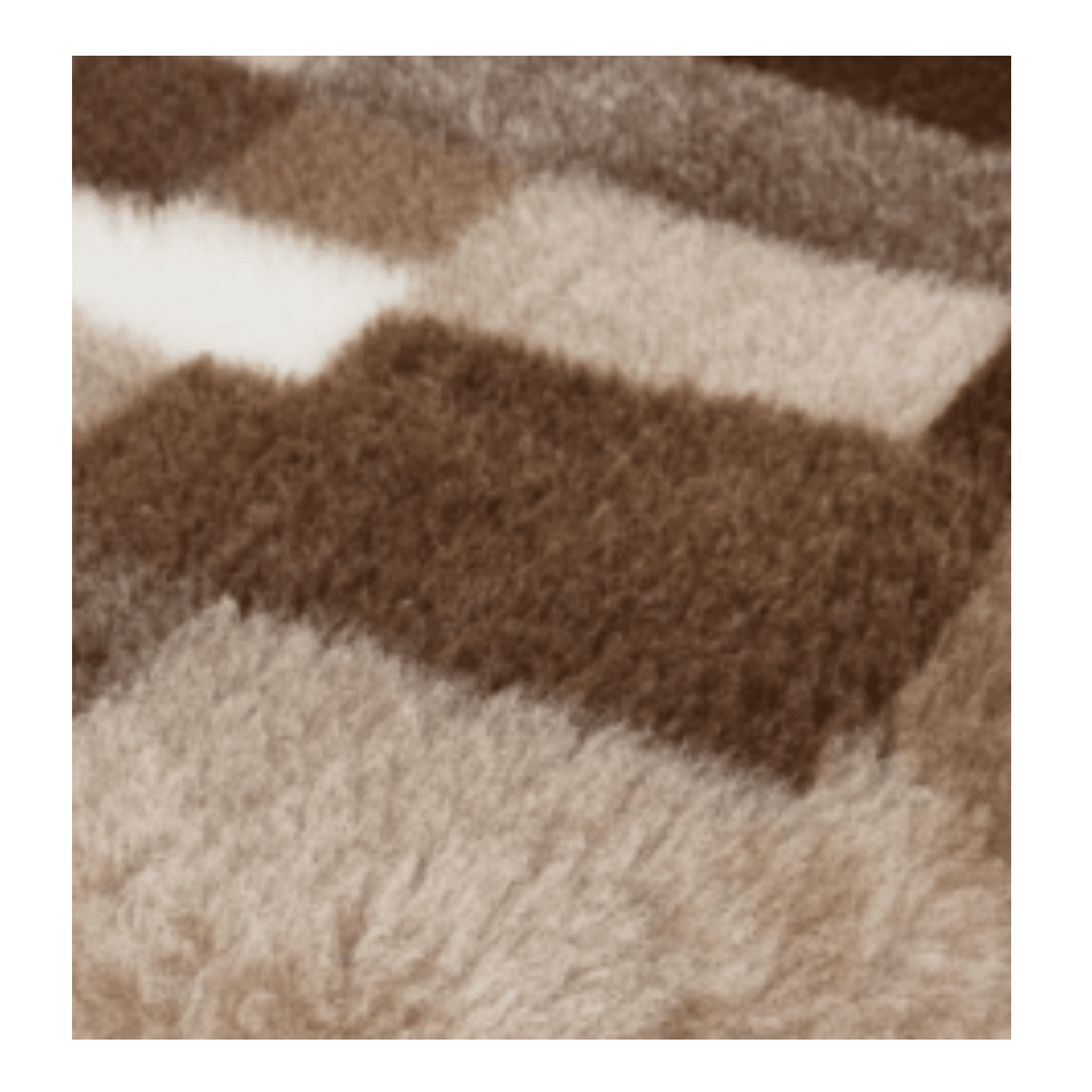 Chikko Quality - Vetbed - Hypoallergen - Brun/Taupe Ternet - 100x150cm