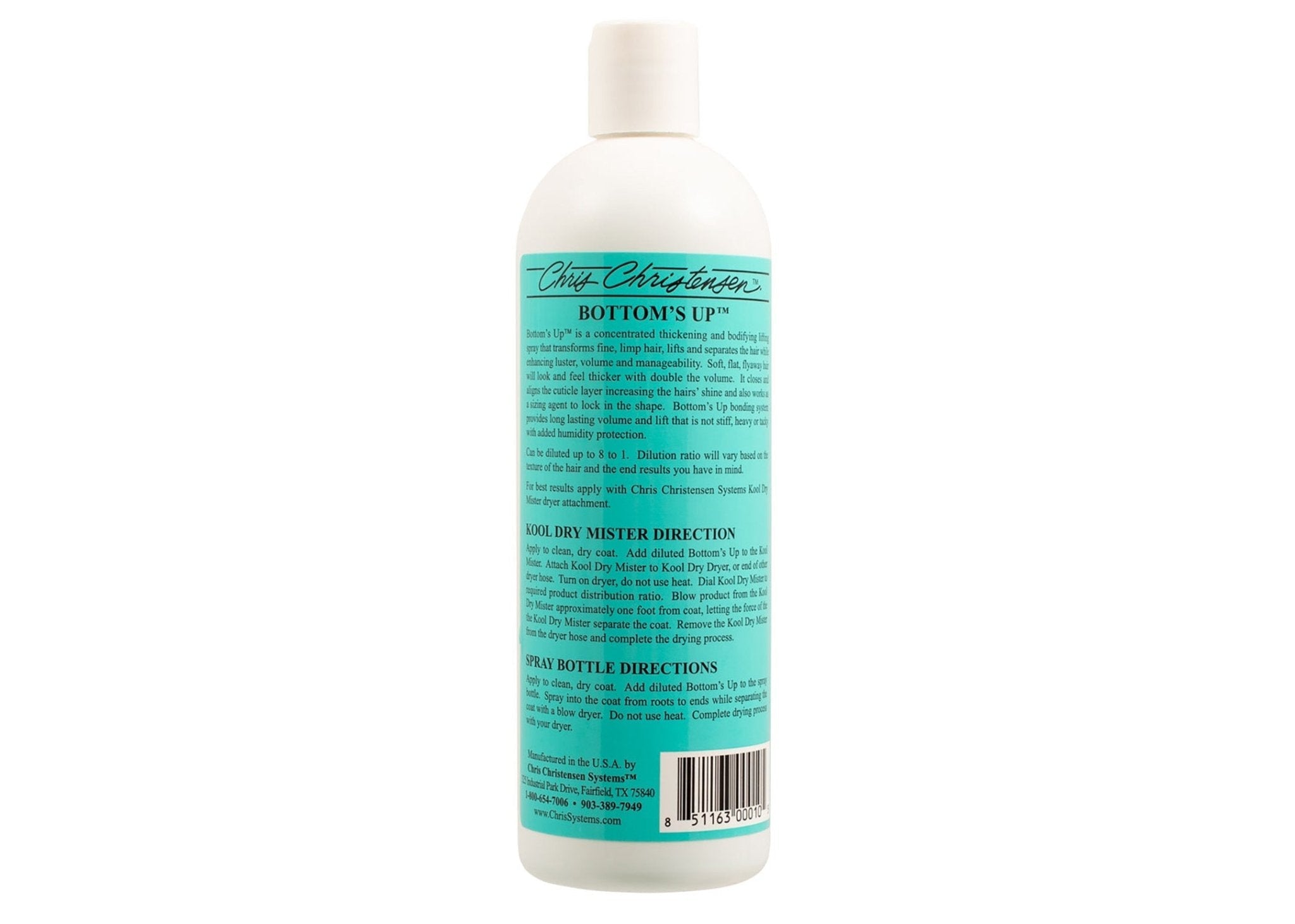 Chris Christensen Bottoms Up - Volumen gebende & Hydratisierende Spray - 473 ml