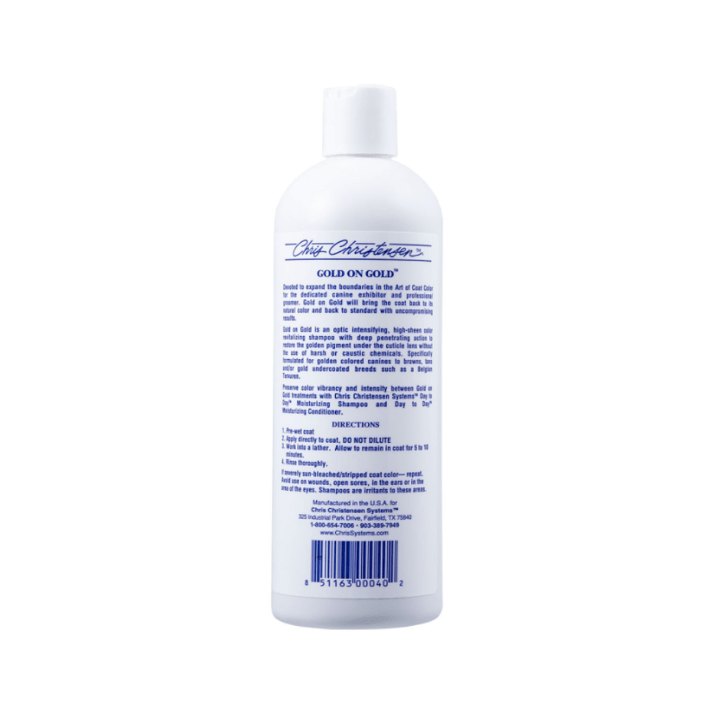 Chris Christensen - Gold on Gold Shampoo - 473 ml - Diergigant