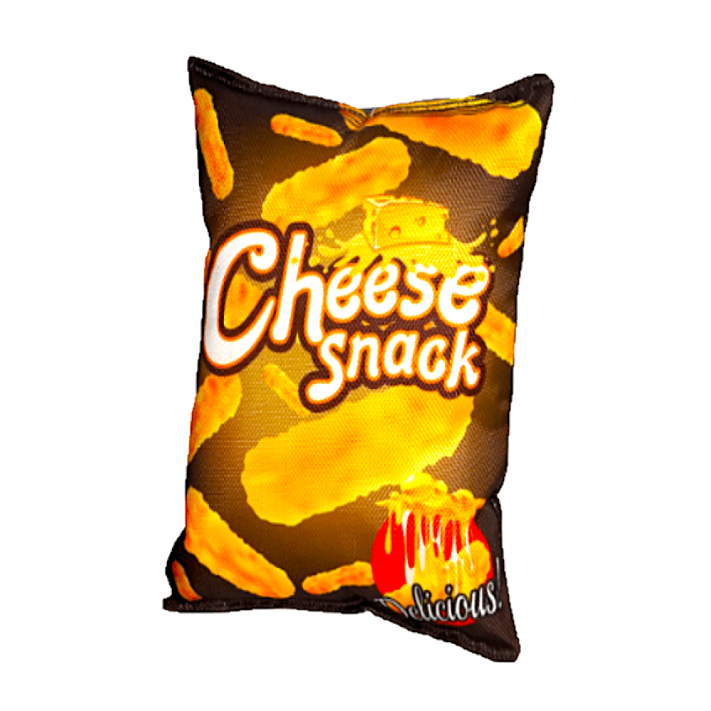 De Boon - Cheese Snack - Hondenspeelgoed met Pieper - Stevig - 22cm - Diergigant