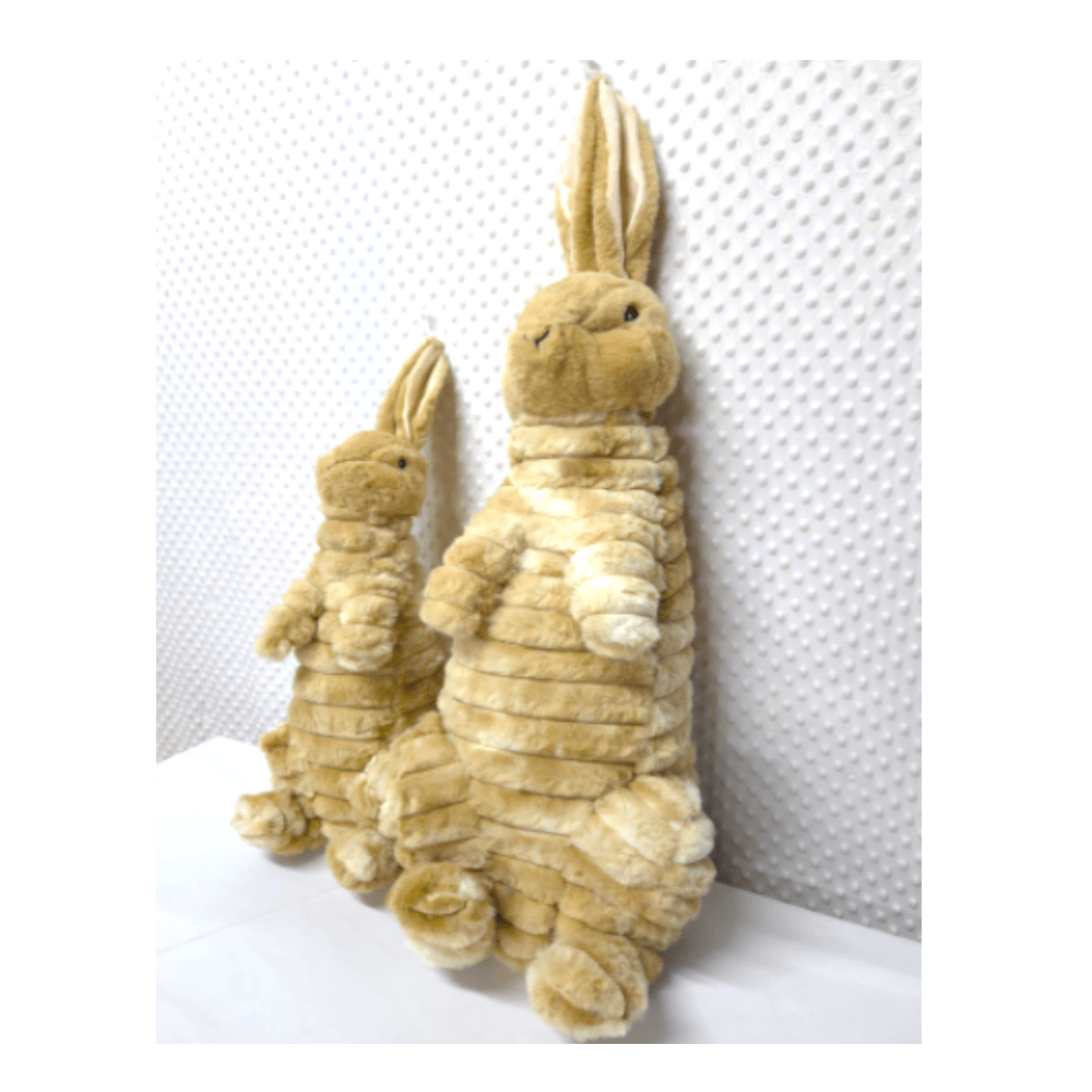 De Boon - Ko Konijn - Hondenspeelgoed - Corduroy Pluche - 90cm - Diergigant