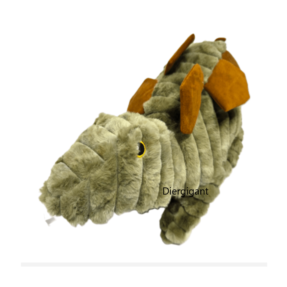 De Boon - Stegosaurus - Hondenspeelgoed - Corduroy Pluche - 90cm