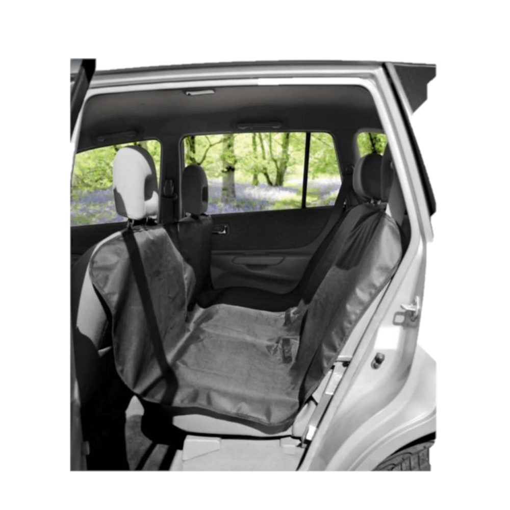 Dogs Collection - Autodeken Voor Achterbank - 135x145 cm - Zwart - Diergigant