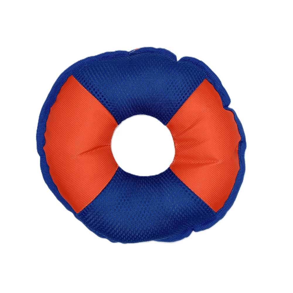 Dogs Collection - Drijvend Hondenspeeltje Rond - Oranje/Blauw