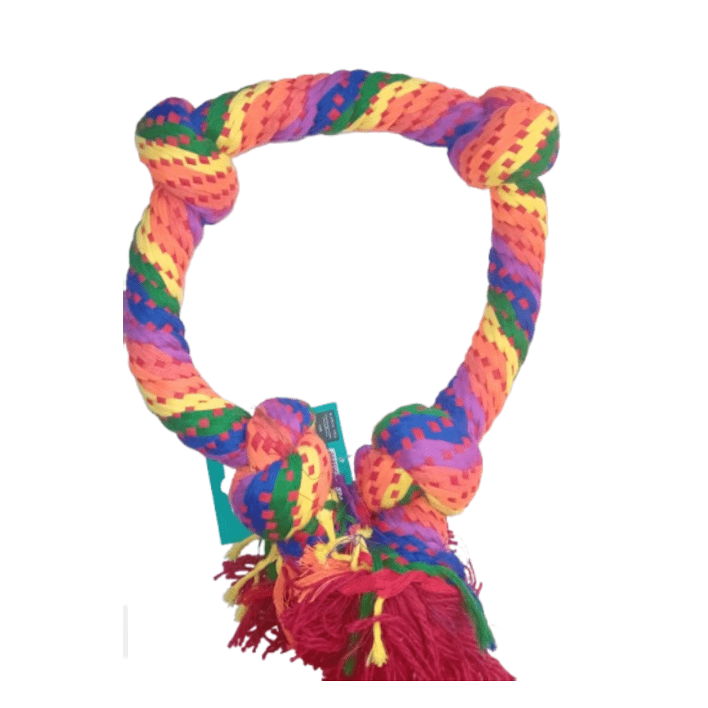 Hunde Samling - Floss-, Trek- og Legetov – Regnbue - 75 cm