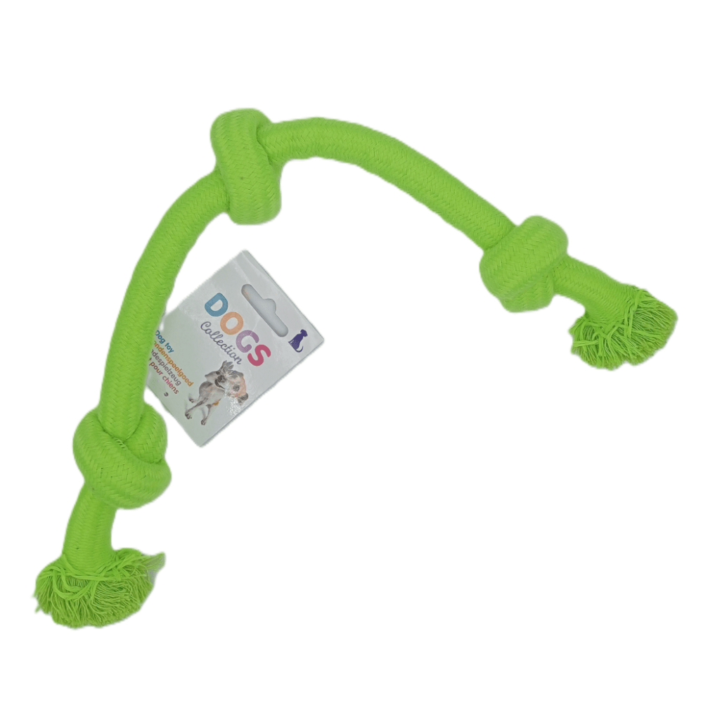 Dogs Collection - Katoenen Knooptouw - 3 kleuren - 45 cm