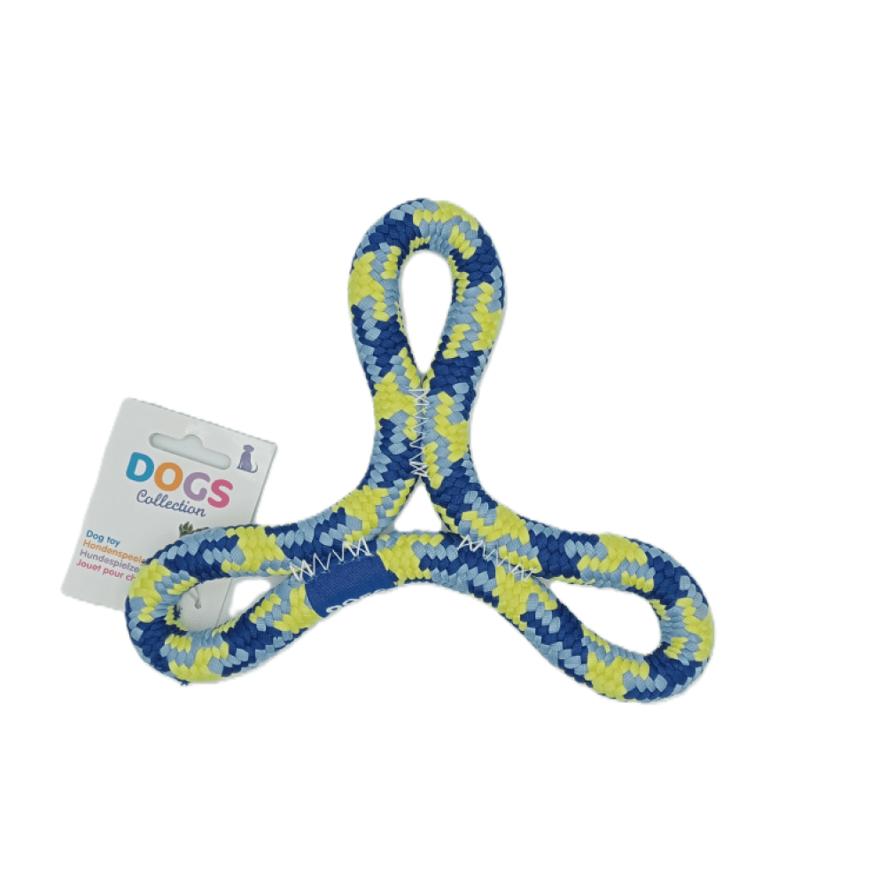 Dogs Collection - Chew and Fetch Toy - blue/yellow