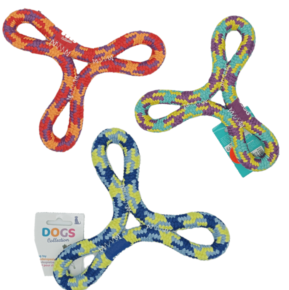 Dogs Collection - Chew and Fetch Toy - blue/yellow