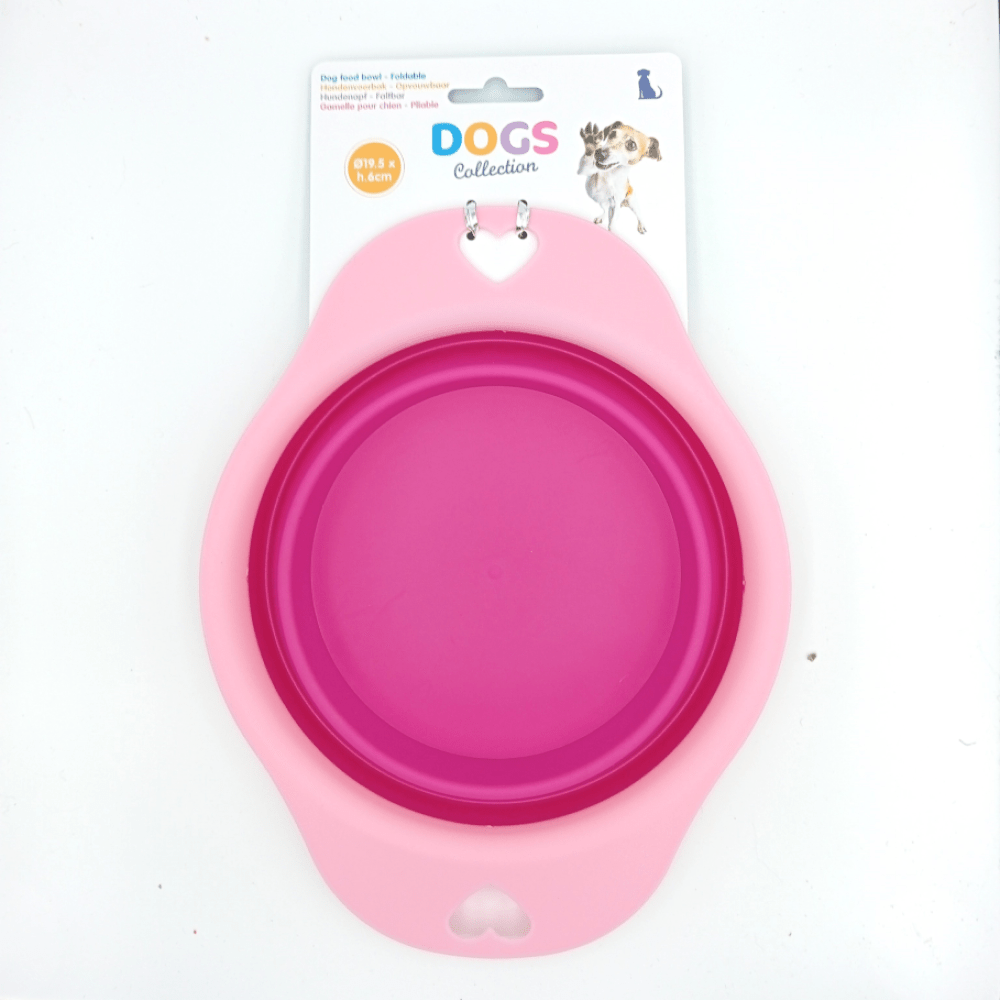 Dogs Collection - Opvouwbare Voer - & Drinkbak – Voor Onderweg - 19.5 cm! - Diergigant