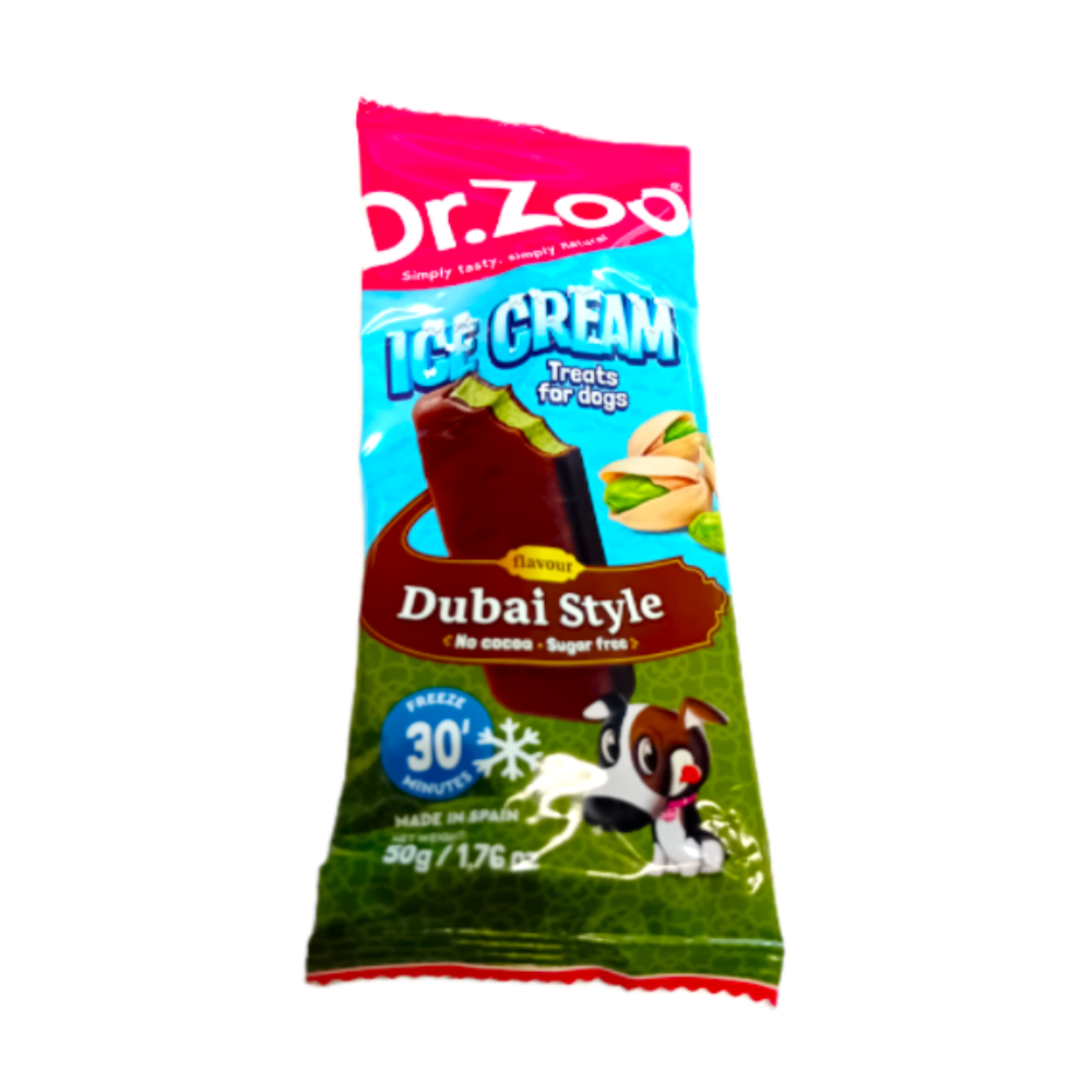 Dr. Zoo – Hundeeis – Köstlich & erfrischend – Dubai-Pistazie – 50 g