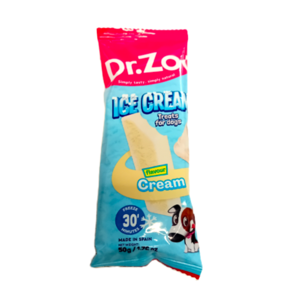 Dr. Zoo – Hundeeis – Köstlich & erfrischend – Sahne – 50g