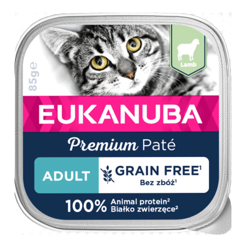 Eukanuba - Lamb Paté - Adult - Grain-free & Full Animal Protein - 12 x 85 gram