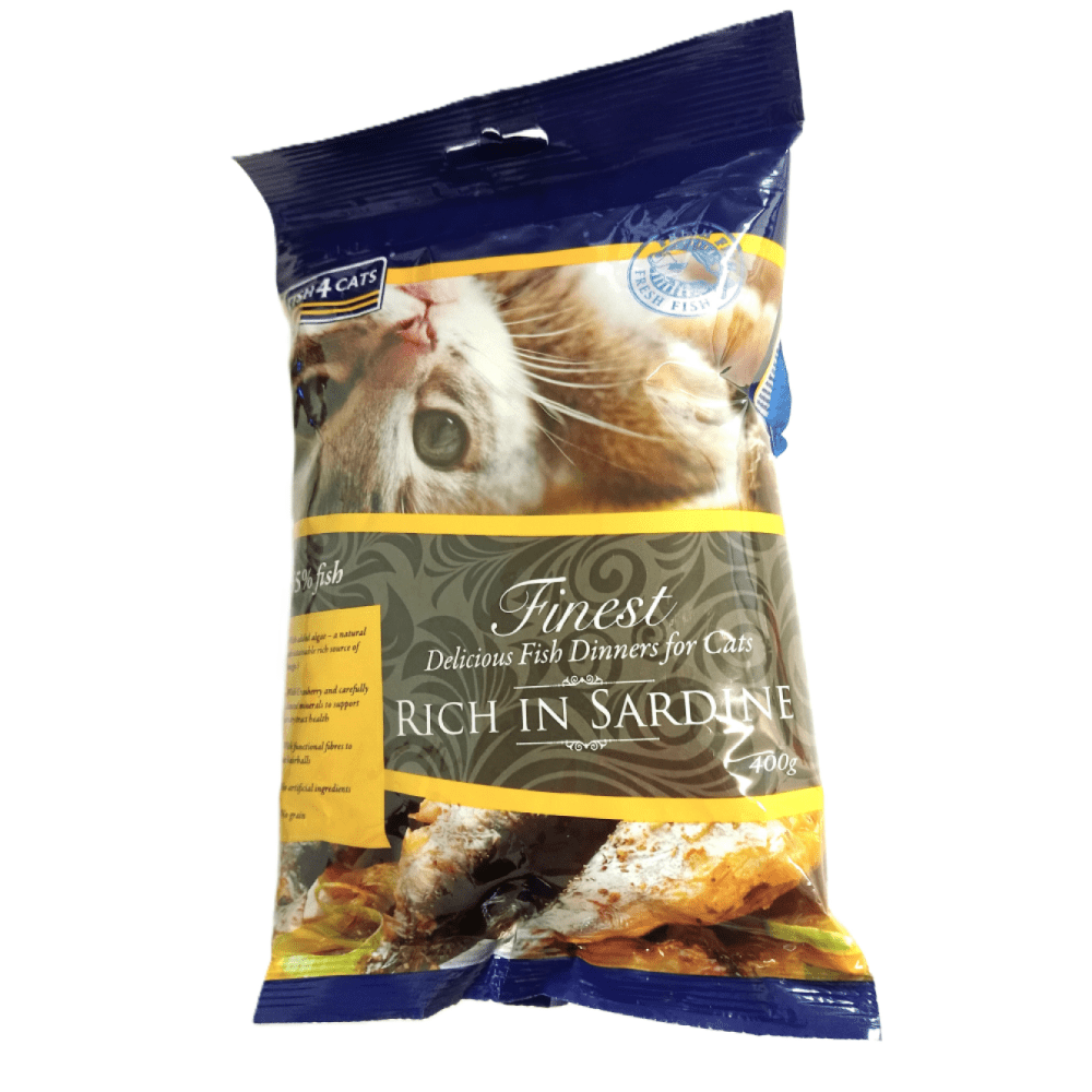 Fish4Cats - Delicious Fish Meal for Cats with Sardine - 400 grams