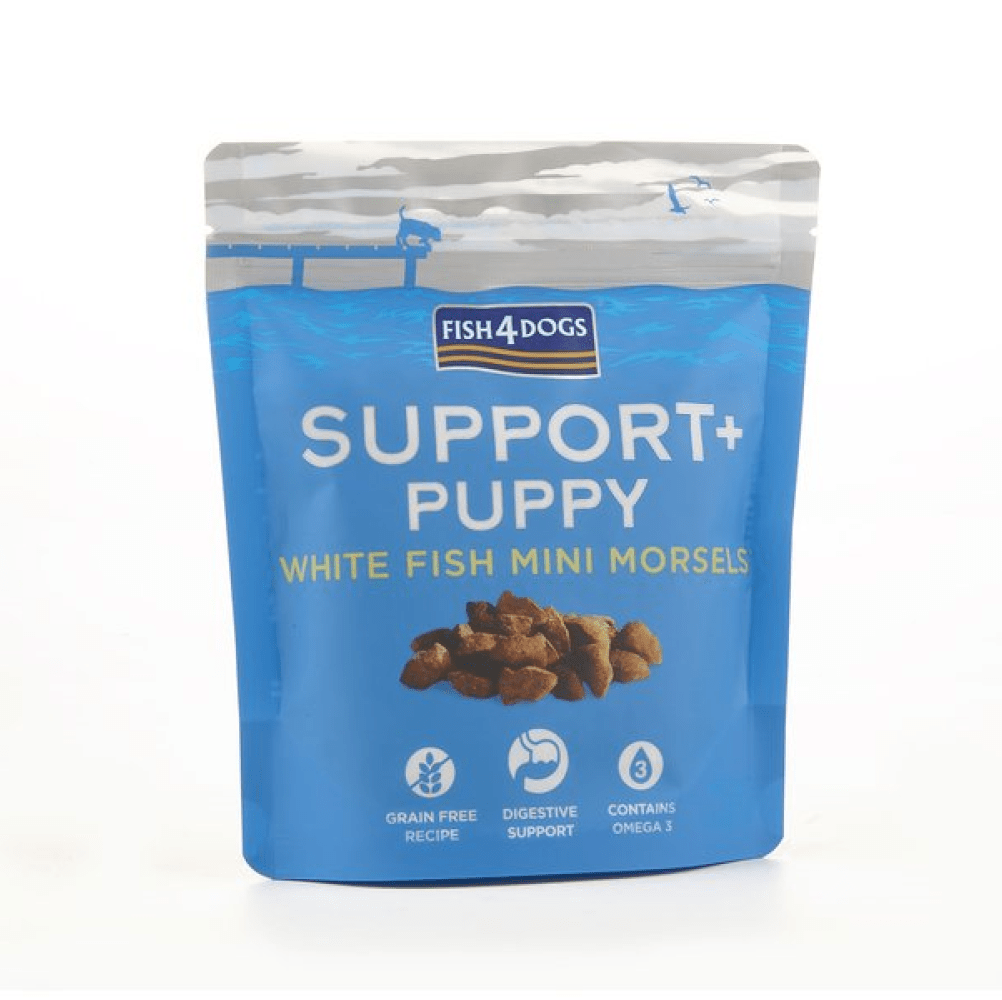 Fish4Dogs - Support+ Mini biscuits voor Puppy’s - 160 gram - Diergigant