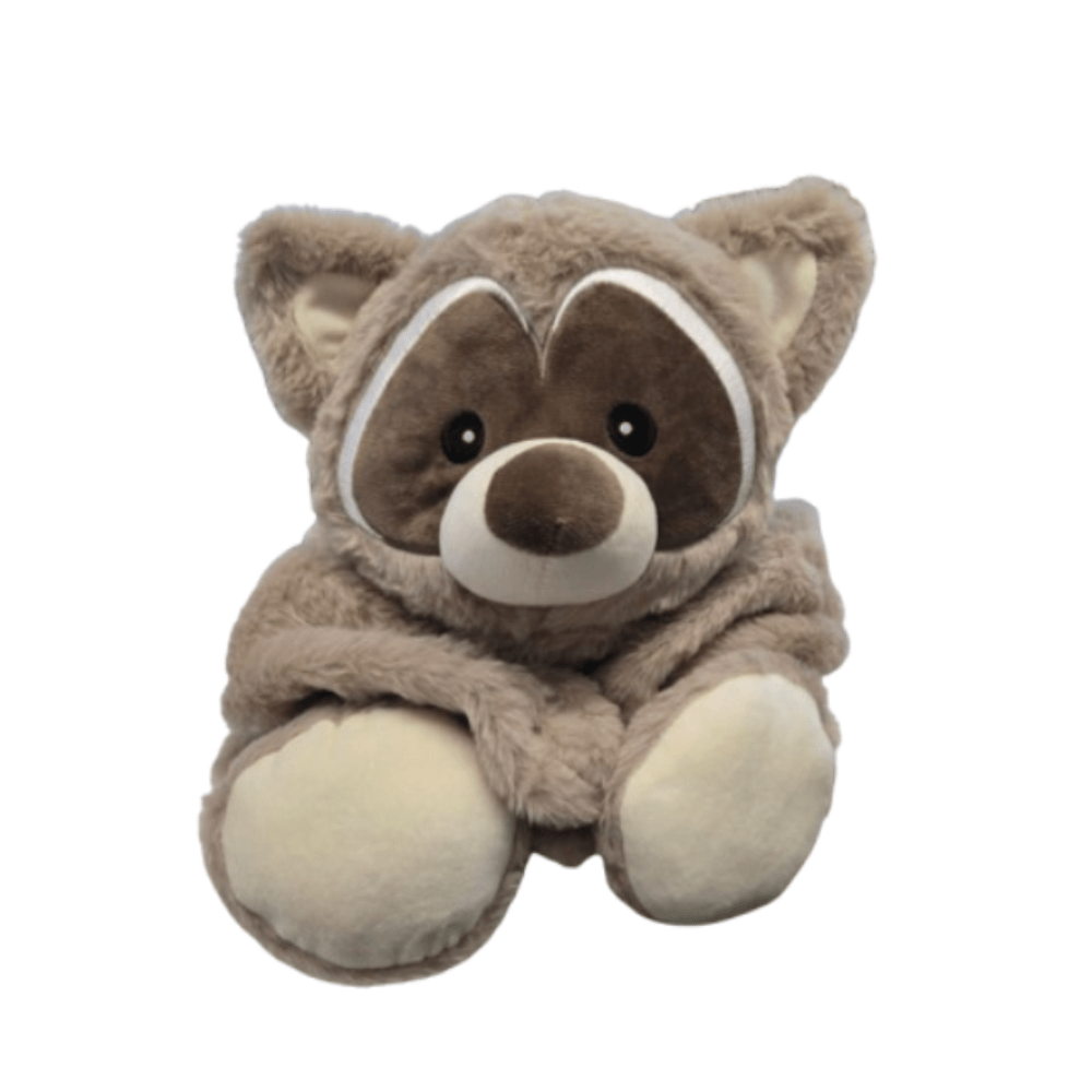 Flamingo - Wasbeer - Pluche - Hondenspeeltje met Piep - Taupe - 95cm - Diergigant