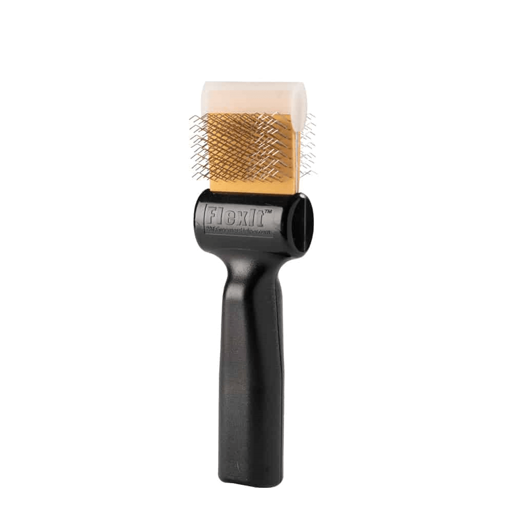 Flexit - Twin Single Brush - The Ultimate Coat Care - Guld