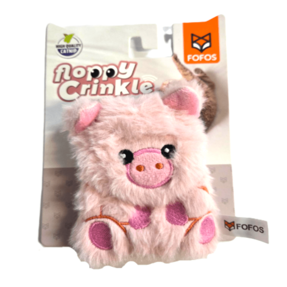 Fofos - Floppy Krølle - Varkentje - Kattesjov Katteurt & Raslefolie - 11cm