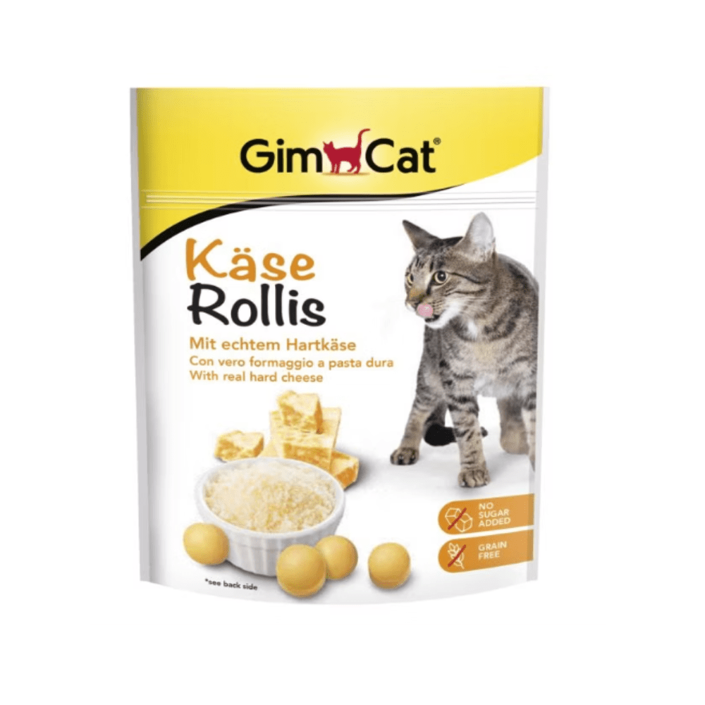 GimCat - Cheese Balls - Irresistible Cheese Snack for Cats - 140 grams