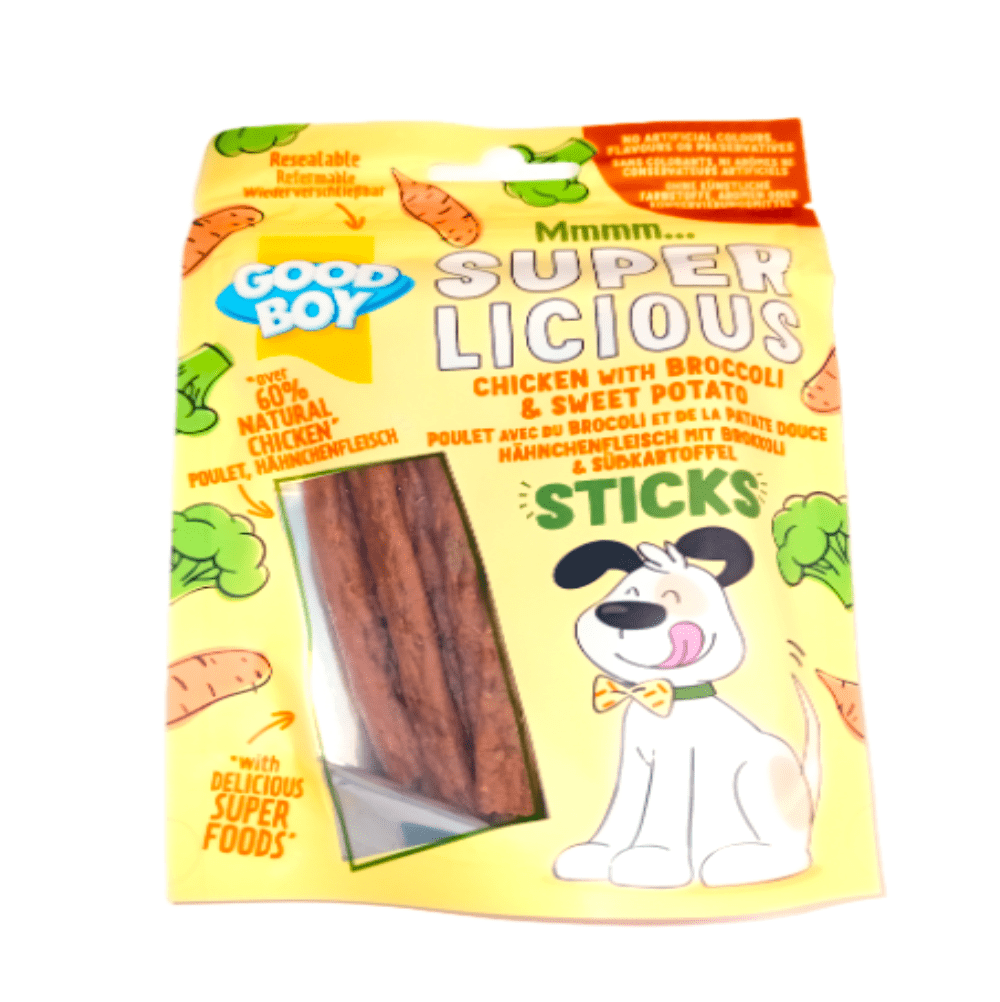 Good Boy - Superlicious Kipsticks met Broccoli & Sweet potato - 100gr