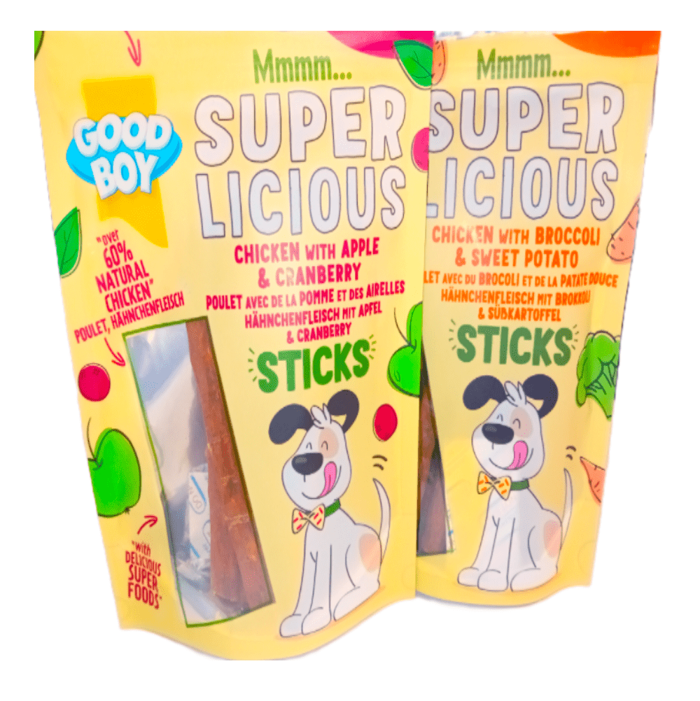 Good Boy - Superlicious Kipsticks met Broccoli & Sweet potato - 100gr - Diergigant
